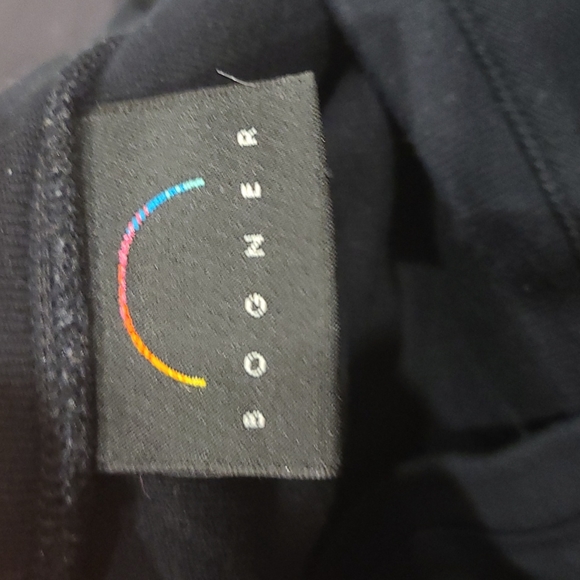 Bogner V-Neck T-Shirt Black Short Sleeve - Size 40 / US Large - Tee, Logo, - Picture 6 of 8